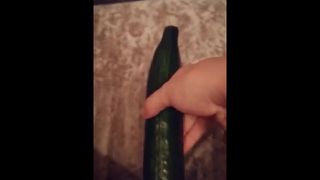 Cucumber fuck 